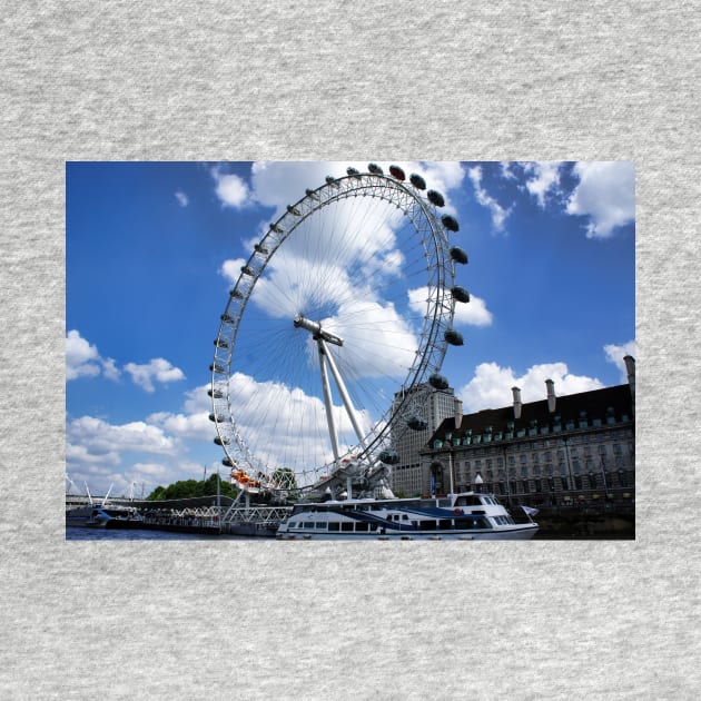 London Eye on a sunny day by fantastic-designs